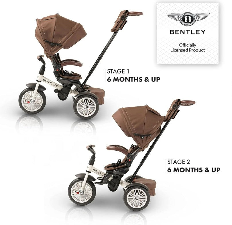 Bentley Trike 6-in-1 White Satin