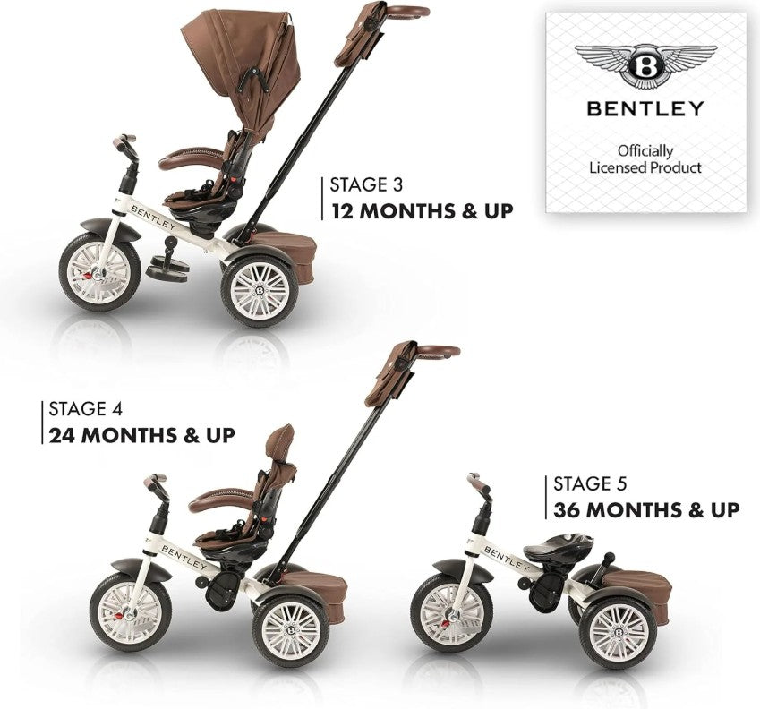 Bentley Trike 6-in-1 White Satin