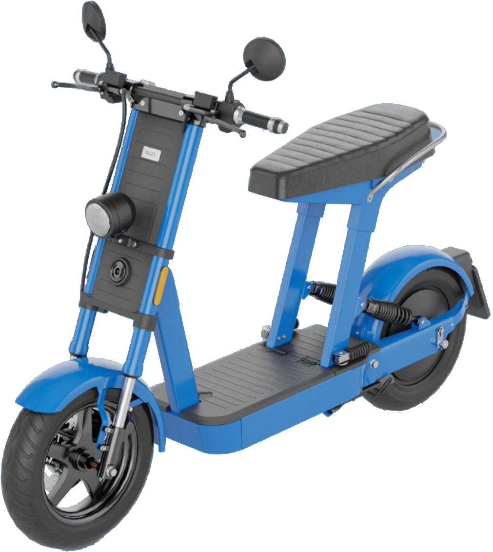 Muze E-Scooter Blauw